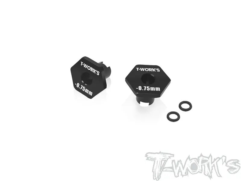 Te-231-Sch-C   6Mm Bearing Wheel Hub Axle -0.75Mm  ( Schumacher Mi9/Ft9 ) 2Pcs. 1