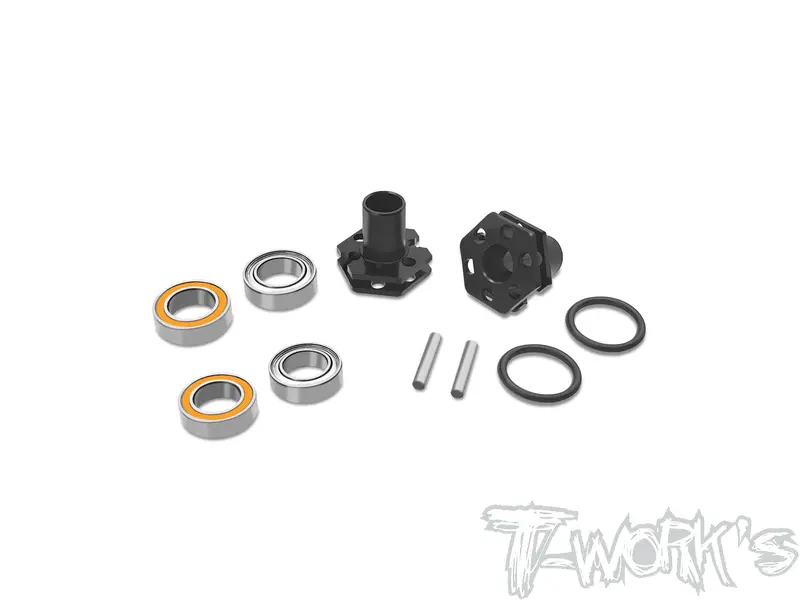 Te-231-Tc8	 6Mm Bearing Wheel Hub Axle ( Team Associated Tc8 ) 2Pcs. 1