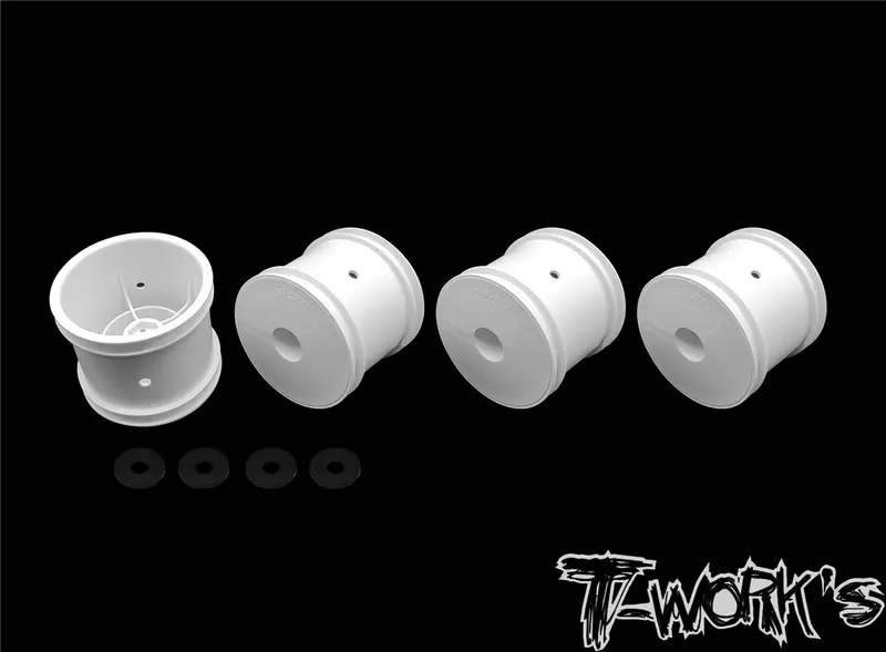 Te-238-B  12Mm Truck Wheel White (  Tlr 22T 4.0 )  4/8Pcs. 1