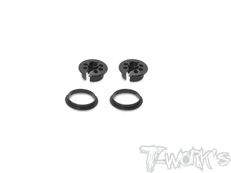 Te-244-I   Alum. 13Mm Shock Spring Retainer 0 / 5 /9Mm ( For Team Associated Rc10 B7.1C/B7.1D/B7/ B74.2 /B6.4/B7d/T7 ) Black 2Pcs. 1
