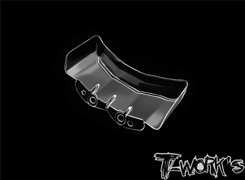 Te-245-A	   Lexan 1/10 Front Upper Wing 2Pcs.  ( For Team Associated Rc10 B6.4/3 ） 1