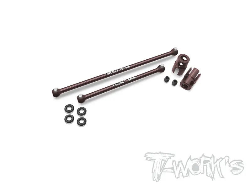 Te-251-B74.2 Spring Steel Center Dogbone Tranmission Set ( For Team Associated Rc10 B74.2/74.1 ) 1