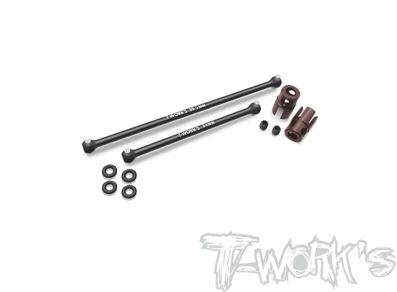 Te-253-B74.2 7075-T6 Alum. Center Dogbone Tranmission Set ( For Team Associated Rc10 B74.2/74.1 ) 1