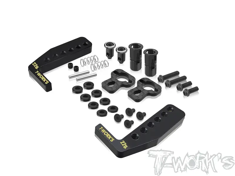 Te-257-A800-B   Easy-Snap Brass Battery Holder Set( For Awesomatix A800r ) 1