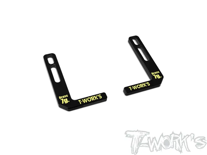 Te-258-A    1/10 Tc Brass Battery Holder 7G.( Xray/ Yokomo/ Mugen/ Serpent ）2Pcs. 1