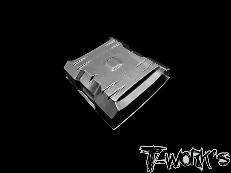 Te-265     1/10 Lexan Flat Rear Wing  7" Wide  2Pcs. 1