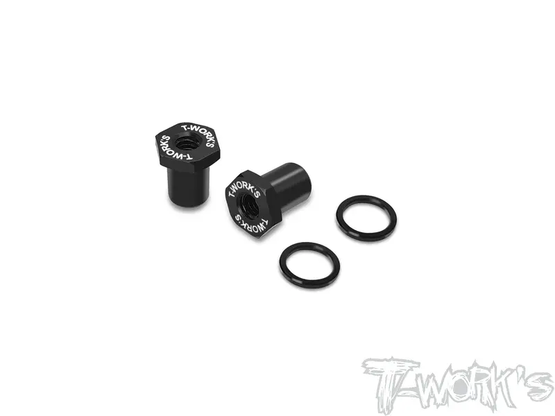 Te-266-E   Alum. Bellcrank Bushing （ For Team Associated Rc10 4Wd） 1