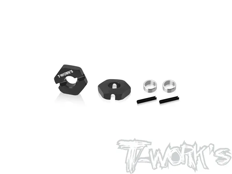Te-266-G	Alum. Front 12Mm Hex Adapter ( For Team Associated Rc10 4Wd ) 1