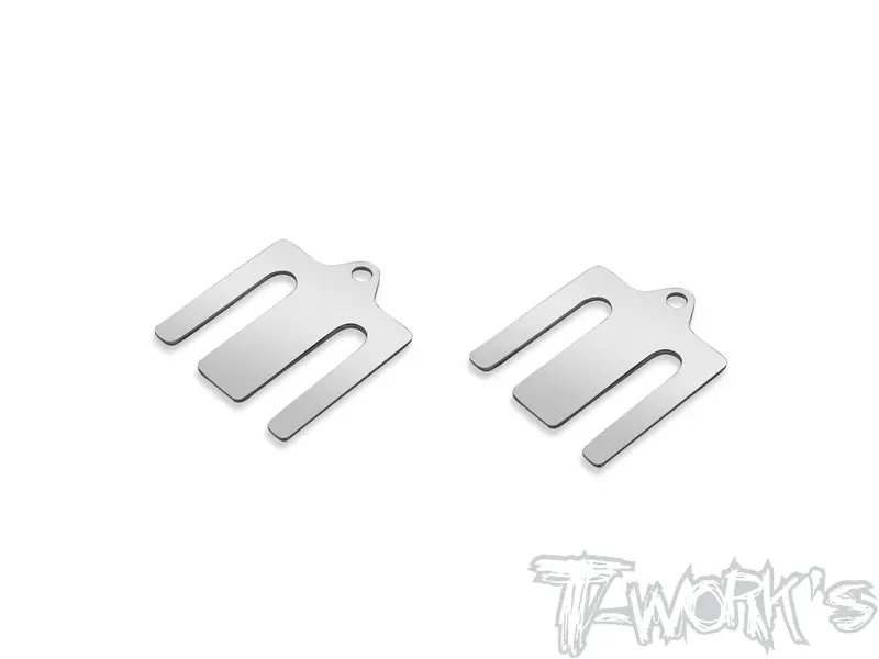 Te-B7-A-0.5  Stainless Steel 0.5Mm Bulkhead Shim ( For Team Associated Rc10 B7.1C/B7.1D/B7 /T7)  2Pcs. 1
