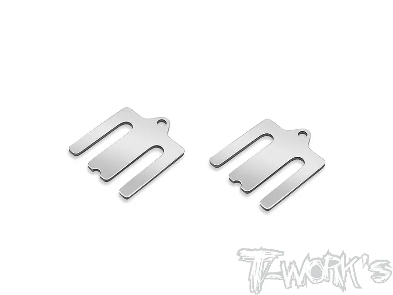 Te-B7-A-1   Stainless Steel 1Mm Bulkhead Shim ( For Team Associated Rc10 B7.1C/B7.1D/ B7 / T7 ) 2Pcs. 1