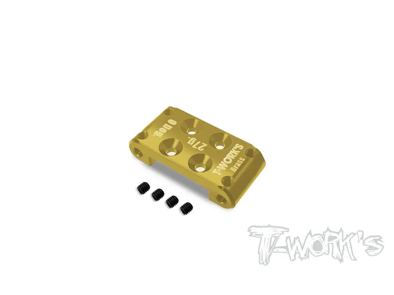 Te-B7-D-B Brass Bulkhead 27G.( 0 Degress ) For Team Associated Rc10 B7.1C/B7.1D/B7/B6.4 / T7 1