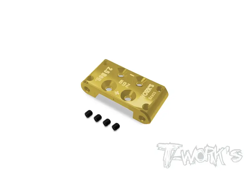 Te-B7-E-B Brass Bulkhead 26G.( +/- 2.5 Degress ) For Team Associated Rc10 B7.1C/B7.1D/B7/B6.4 /T7 1