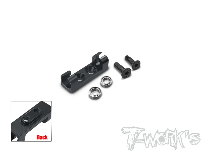 Te-B7-J   7075-T6 Alum.Rear Antiroll Bar Mount With Bearing ( For Team Associated Rc10 B7.1C/B7.1D/B7/T7 ) 1