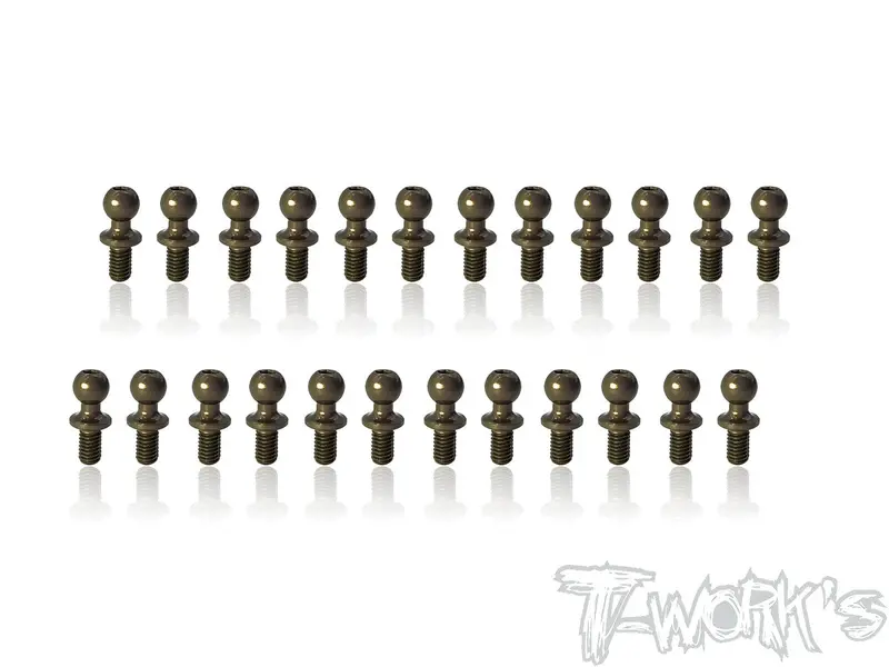 Te-Tc01-E 7075-T6 Hard Coated Alum.Ball End Set ( For Tamiya Tc-01 )  24Pcs. 1