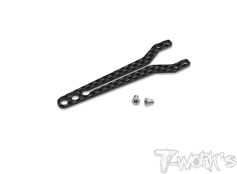 Te-X20'23-A  Graphite Split Type Front Upper Deck Ver.1 With Titanium Upper Deck Screw ( For Serpent X20'23 ) 1