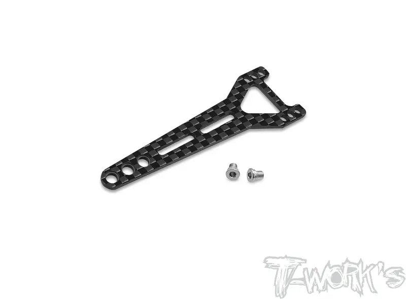 Te-X20'23-C Graphite Split Type Rear Upper Deck Ver.1 With Titanium Upper Deck Screw ( For Serpent X20'23 ) 1