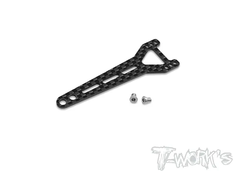Te-X20'23-D Graphite Split Type Rear Upper Deck Ver.2 With Titanium Upper Deck Screw (For Serpent X20'23 ) 1