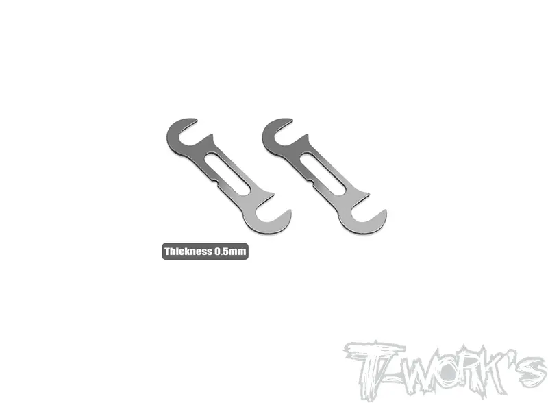 Te-X4-A-0.5	0.5Mm Front Roll Center Spacer ( For Xray X4 / X4'23  ) 2Pcs. 1