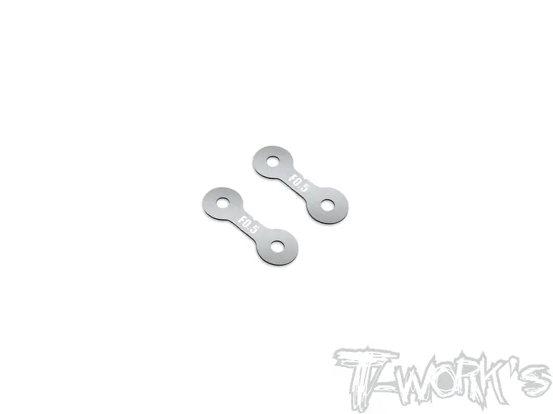 Te-X4-A-V2   0.5Mm/1Mm Front Roll Center Spacer Without Notch( For Xray X4 /X4'23/X4f'24/X4'25 ) 2Pcs. 1