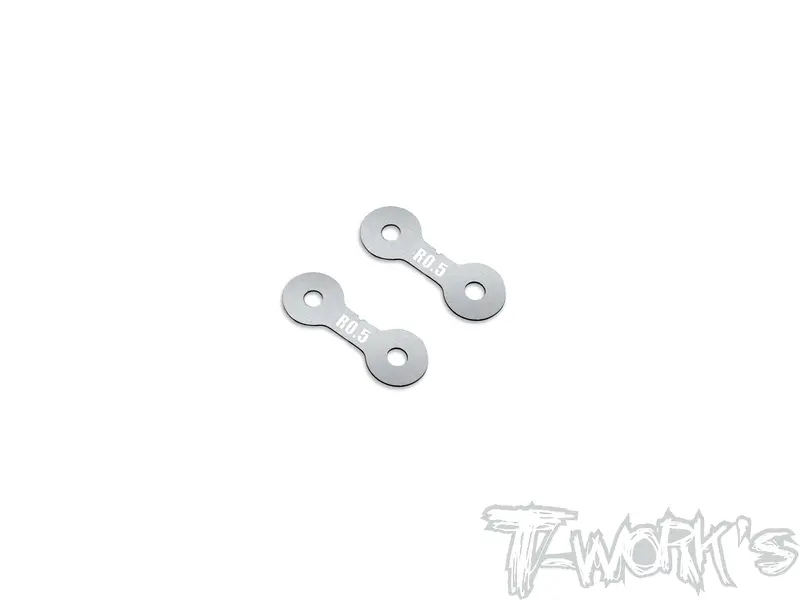 Te-X4-B-V2   0.5Mm/1Mm Rear Roll Center Spacer Without Notch ( For Xray X4 /X4'23/X4f'24/X4'25 ) 2Pcs. 1