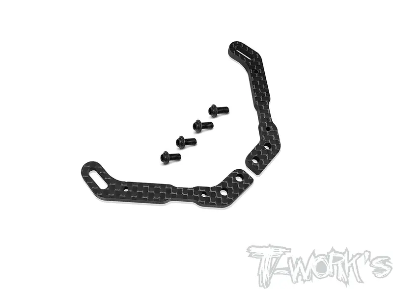 Te-X4-E	  Graphite Rear Body Post Plate ( For Xray X4 ) 1