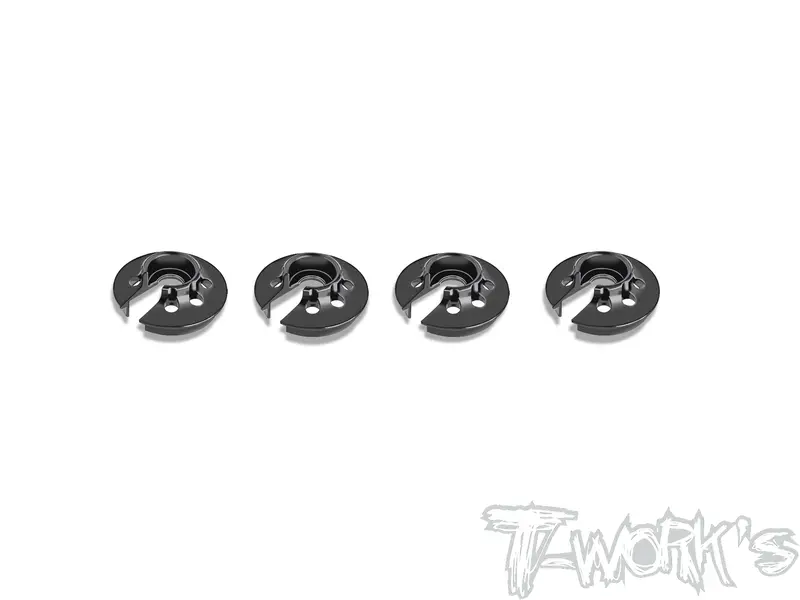 Te-X4-L  Alum. Shock Spring Retainer ( For Xray X4'23 ) 4Pcs. 1