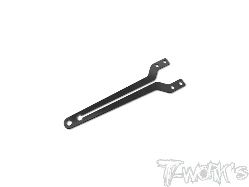 Te-X4-N   Fiber 1.6Mm Split Type Front Upper Deck  Ver. 1 /2 (  Xray X4'25/24/23 & X4f'24 ) 1