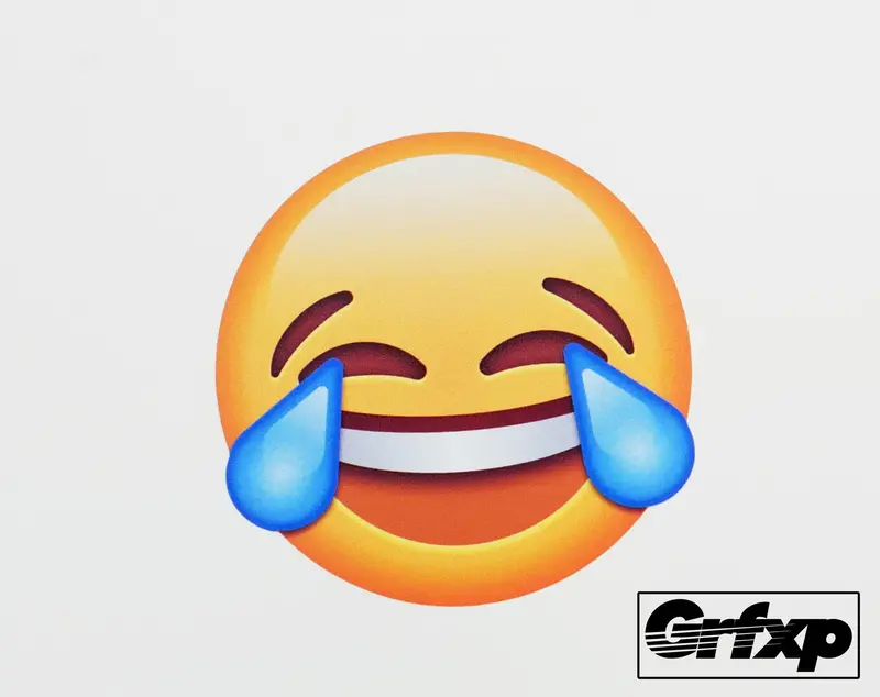 Tears Of Joy Emoji Sticker 1