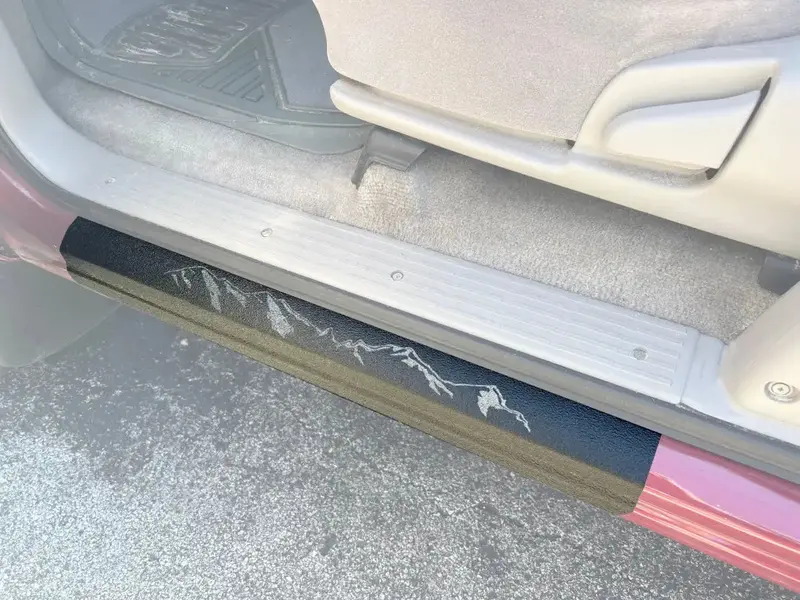 Textured Door Sill Overlays Fits 2000-2006 Toyota Tundra 1