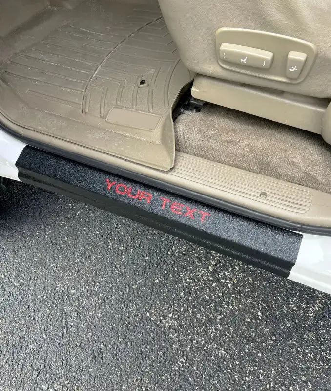 Textured Door Sill Overlays Fits 2000-2006 Toyota Tundra 12
