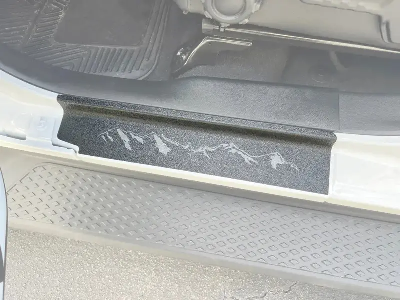 Textured Door Sill Overlays Fits 2019-2026 Jeep Wrangler 1