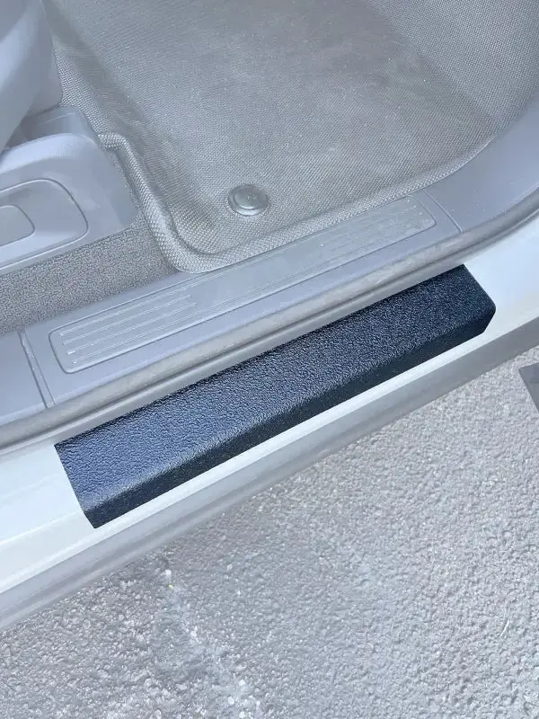 Textured Front Door Sill Overlays Fits 2022-2026 Rivian R1t 1