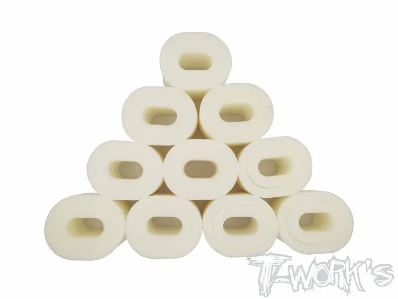 Tg-046-Ky High Density Filter Foam 10Pcs. ( For Kyosho Mp9 Tki2/Tki3/Tki4/Mp10/Gt3 ) 1