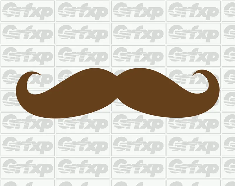 The Mustache Sticker 1