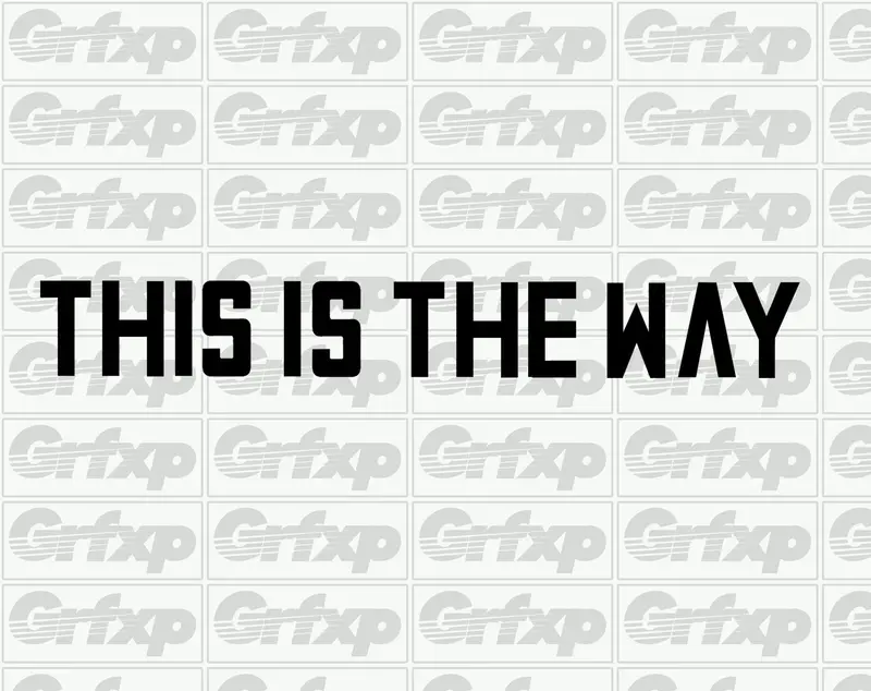 This Is The Way Sticker 1