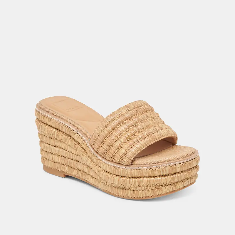 Throne Wedges Lt Natural Raffia 3