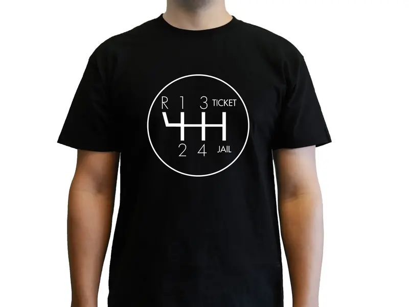 Ticket & Jail Shift Pattern (Euro Style) T-Shirt 1