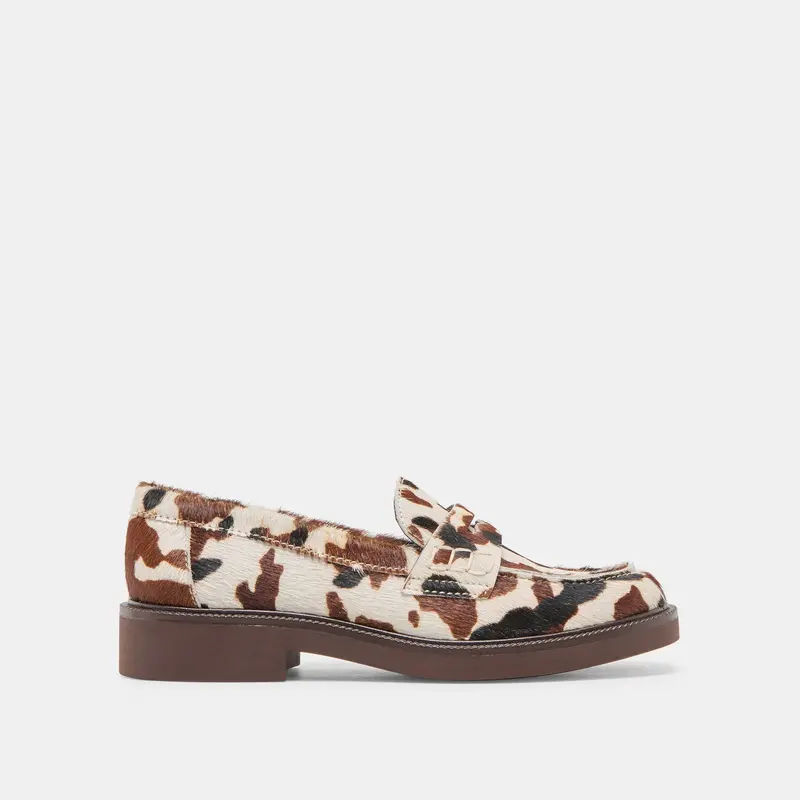 Tiggy Loafers Cocoa Taurus Calf Hair 1