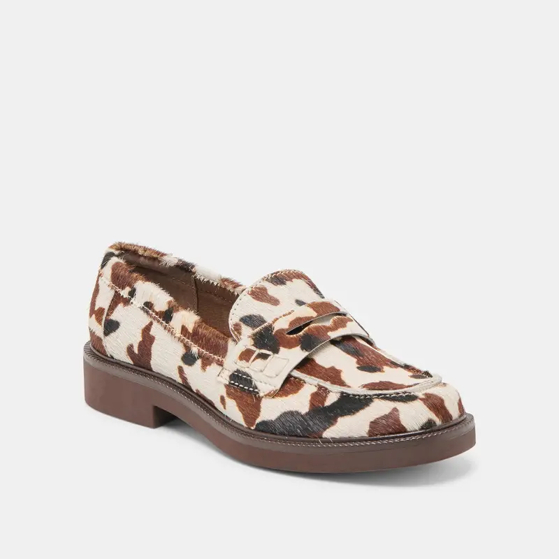 Tiggy Loafers Cocoa Taurus Calf Hair 2