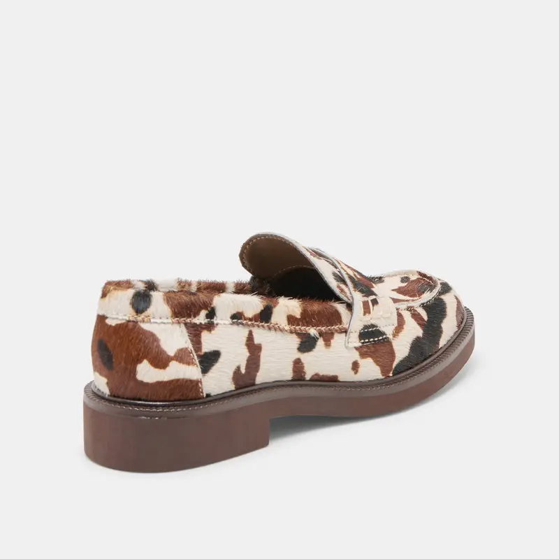Tiggy Loafers Cocoa Taurus Calf Hair 3
