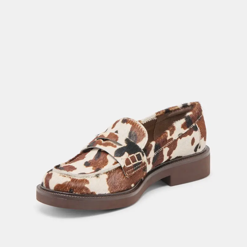 Tiggy Loafers Cocoa Taurus Calf Hair 4