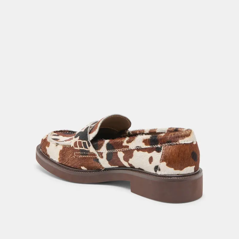 Tiggy Loafers Cocoa Taurus Calf Hair 5