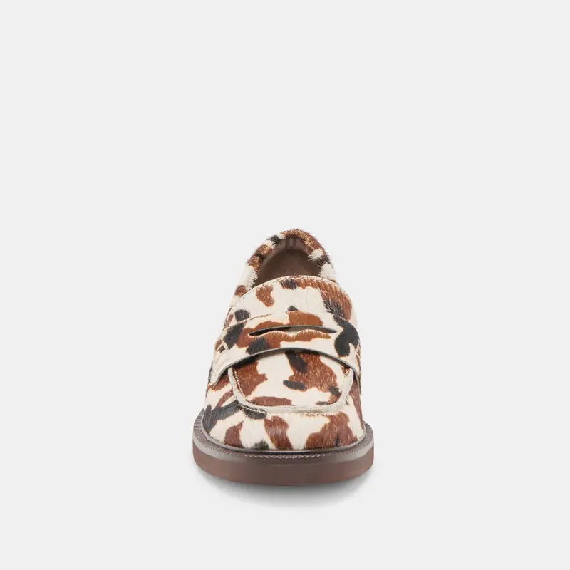 Tiggy Loafers Cocoa Taurus Calf Hair 6