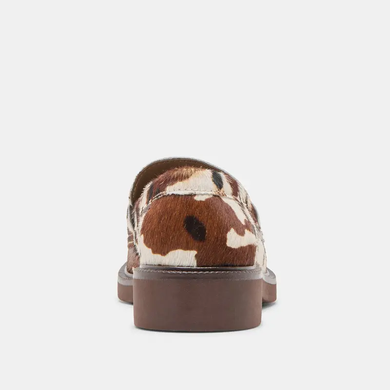 Tiggy Loafers Cocoa Taurus Calf Hair 7