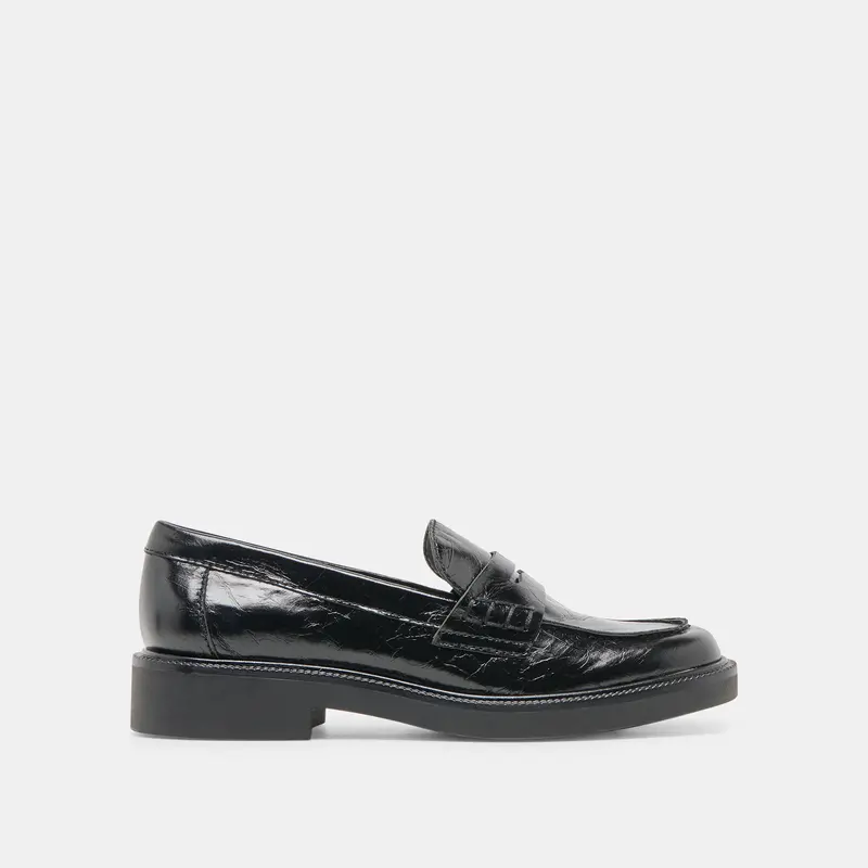 Tiggy Loafers Midnight Crinkle Patent 1