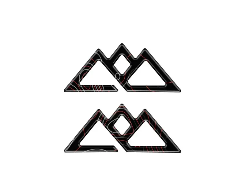 Timberline Logo Inserts Fits 2021-2024 Ford Explorer & Expedition 40