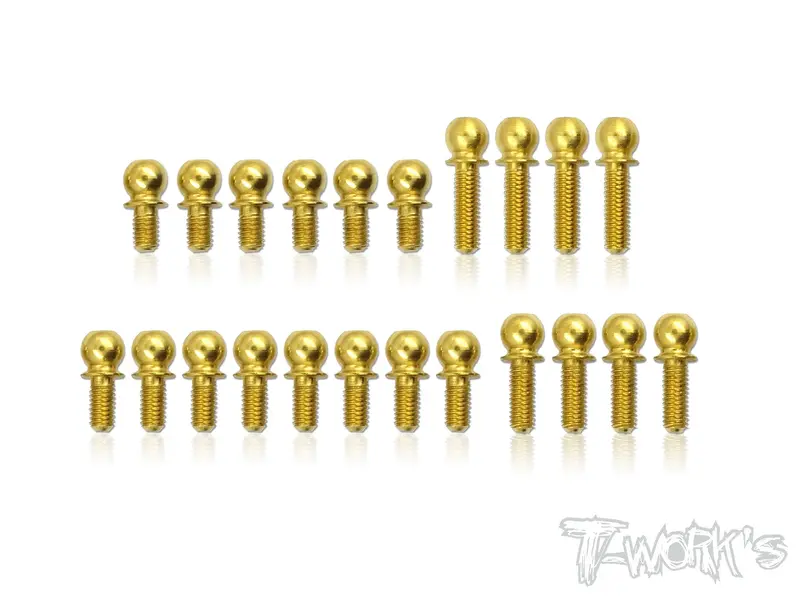 Tn-001-T418 Titanium Nitride Ball End Set ( For Xray T4'18 ) 1