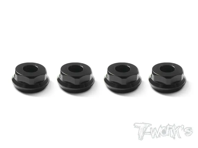 To-002 Aluminum Low Body Mounting Cap,Grooved For Folding Shock Boots ( For Hn ) 4Pcs. 1