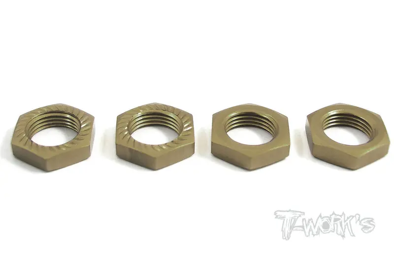 To-038H Self-Locking Wheel Nut P1.25  Titanium Color( For Hn, Jammin, Hobao, Ofna ) 1