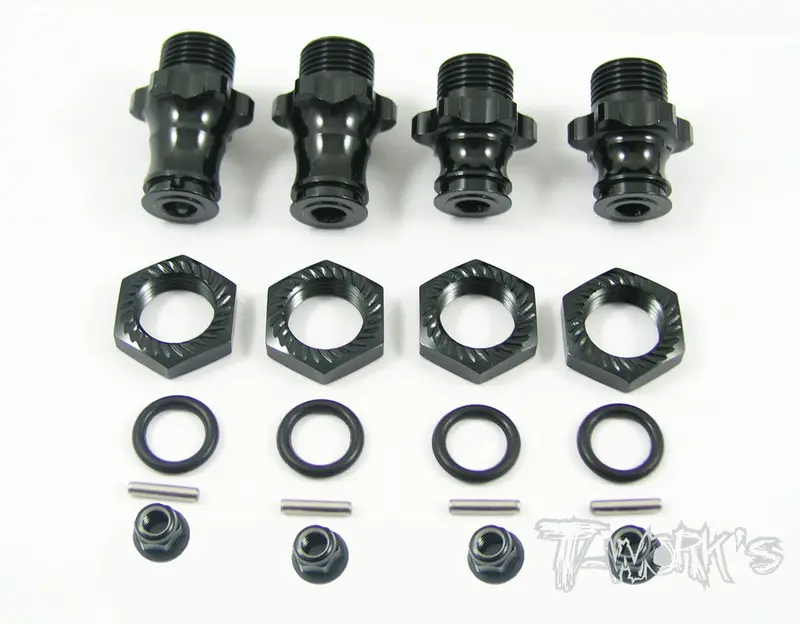 To-053 Wheel Adapters 17Mm Complete Kit ( For Slash 2Wd  ) 1